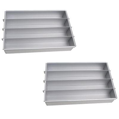2PCS Cooling Plate Aluminum Alloy Slitter Snowflake Cake Split Case Baking Accessories Silver