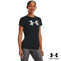 Under Armour UA Womens Velocity Halo Big Logo Short Sleeve อันเดอร์ อาร์มเมอร์ เสื้อเทรนนิ่ง สำหรับผู้หญิง