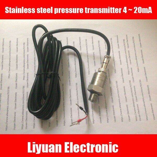 Stainless steel pressure transmitter 4 20mA third line pressure