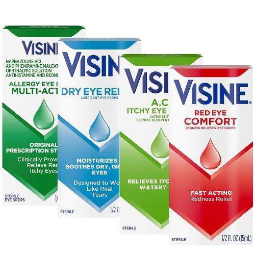 NEW Visine Allergy Eye Relief MultiAction Antihistamine Redness