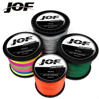 10สี300เมตร500เมตร4เส้นถักเอ็นตกปลาทนทาน Multifilament ลวดตะขอเบ็ดตกปลาที่แข็งแกร่งมาก100% PE