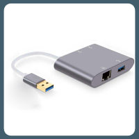 USB 3.0อะแดปเตอร์อีเทอร์เน็ต RTL8153 USB 3.0ฮับเครือข่าย RJ45สายเชื่อมต่อ USB USB 3.0กับ Gigabite 100M สำหรับ Win10/8 /Mac Os.