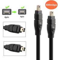 IEEE1394 Data Cable 1394 4P to 4P 4P 4P 4 Pin to 4Pin Industrial Camera Cable Firewire 400 Mbps 1.5m 3m 5m