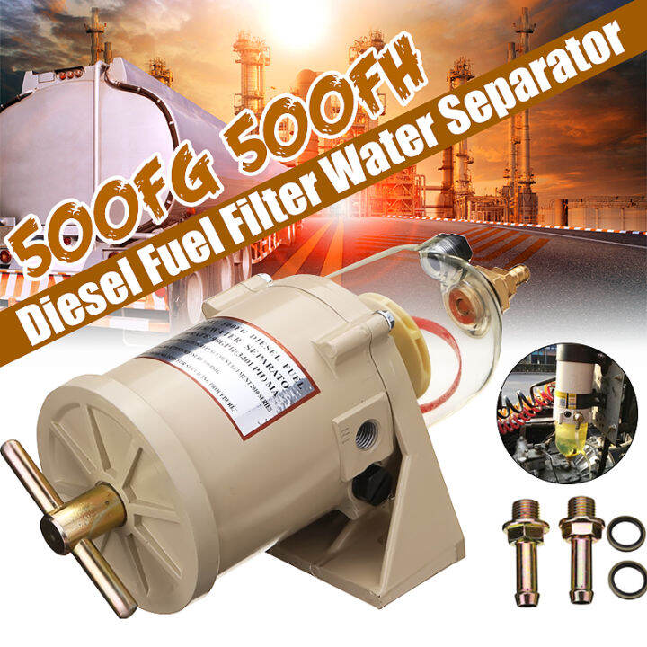 Oil Water Separator 500FG 500FH Engine Diesel Fuel Filter Universal For ...