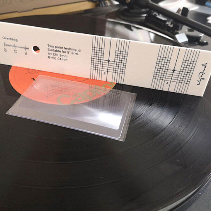 King Turntable Phono Cartridge Stylus Alignment Protractor Tool Phonograph Acces Hot | Lazada.co.th