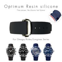 18mm 19mm 22mm Rubber Silicone Watchband 20mm 21mm for Omega Seamaster 300 Planet Ocean Seiko AT150 CASIO Tissot Hydroconq Strap