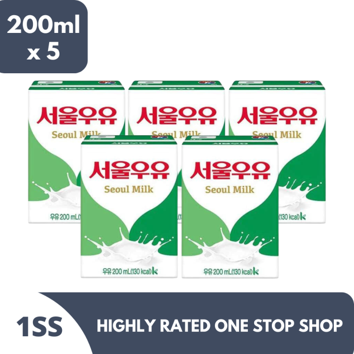 Seoul Milk 200ml x 5 Lazada PH