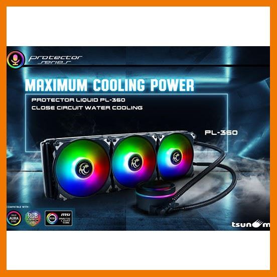 สินค้าขายดี!!! ชุดน้ำปิด Protector PL-360 (Protector Sound Sync) ARGB Multi-Platform CPU Cooler ProtectorLiquid PL-360 ที่ชาร์จ แท็บเล็ต ไร้สาย เสียง หูฟัง เคส ลำโพง Wireless Bluetooth โทรศัพท์ USB ปลั๊ก เมาท์ HDMI สายคอมพิวเตอร์