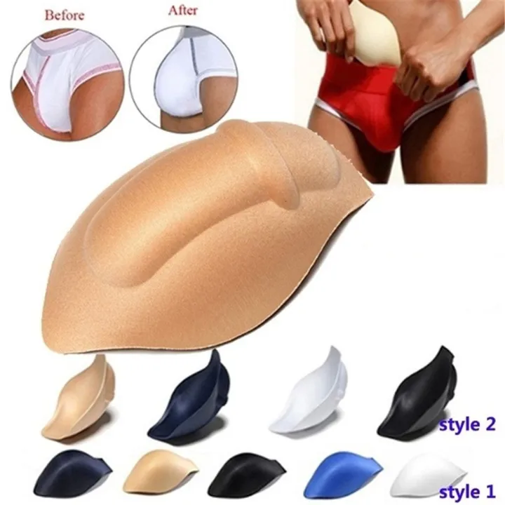 Q40000 6 Colors Sexy Jockstraps Men Soft Bulge Pad Underwear Swimwear Enhancer Cup Sponge Pouch