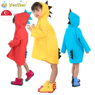 Girls hot sale dinosaur raincoat