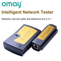 OMAY เครื่องทดสอบสายเคเบิลระบบเน็ตเวิร์กแบบมืออาชีพ RJ45เครื่องตรวจจับสายโทรศัพท์มีสายแบบมือถือ,เครื่องมือเครือข่าย LAN CAT5 RJ12 RJ11