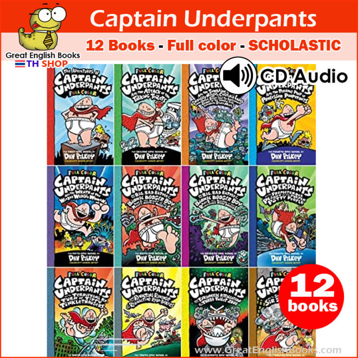 Books　In　Captain　Color　Underpants　edition　12　Full　Print　พร้อมส่ง　Stock)　Collection