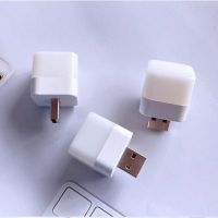 （SPOT EXPRESS）ปลั๊กมินิ USB 5V,ไฟอ่านหนังสือ Pelindung Mata สว่างมากที่ชาร์จมือถือคอมพิวเตอร์ไฟ LED กลางคืนสี่เหลี่ยมขนาดเล็ก