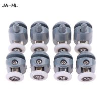 4pcs Plastic Shower Rooms Cabins Pulley Shower Room Roller Runners Wheels Pulleys New Glass sliding door pulley