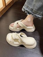 Thick-Soled Sandals Womens Outer Wear 2023 New High-End Internet Fashion Beach Shoes Slippers