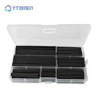 150pcs Black And Red 2:1 Assortment Heat Shrink Tubing Tube Electronic DIY Kit 8 Sizes Electrical Connection Tubing Electrical Circuitry Parts