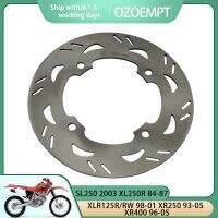 OZOEMPT จานเบรครถจักรยานยนต์ด้านหน้าซ้าย/จานใช้กับ SL250 2003 XL250R 84-87 XLR125R/RW 98-01 XR250 93-05 XR400 96-05