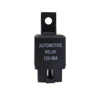 Automotive Relay 12V 4pin Car With Black Red Copper Terminal Auto