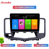 ACODO 2 Din 2 + 32Gวิทยุรถยนต์Android 12 Mirror Linkเครื่องเล่นมัลติมีเดียหน้าจอสัมผัสเครื่องเสียงรถยนต์สเตอริโอสำหรับNissan TEANA 2009-2012 GPS