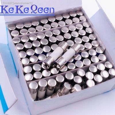 ㍿▲ 100pcs Ceramic Fuse 5x20 Fast Blow Ceramics Fuse F 0.5A 1A 1.5A 2A 2.5A 3A 3.15A 4A 5A 6A 6.3A 7A 8A 10A 15A 20A 30A 250V 5x20mm