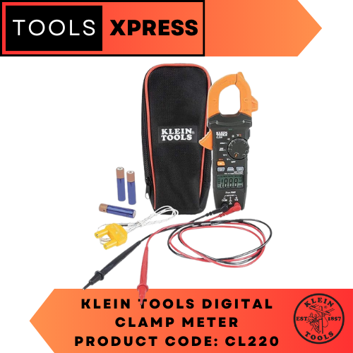 Klein Tools Clamp Meter 400A [CL220] | Lazada PH