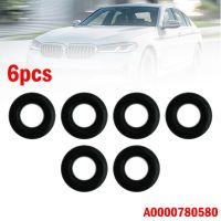 แหวนข้อต่อพีวีซีรั่วดีเซล6ชิ้นสำหรับ BMW 5สำหรับ Mercedes A0000780580หัวฉีดน้ำมันรั่วซึม O ปะเก็นแหวน