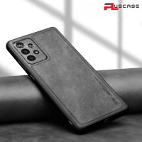 PlusCase สำหรับ Samsung Galaxy A23 5G ซองหนัง PU ตัวป้องกันกล้องกันกระแทก Slim ฝาหลัง