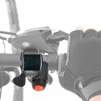 Electric Bike Thumb Throttle Shifter w/ LCD Voltage Display Power Switch New