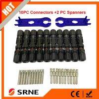 10 Pairs Solar Connector + 2PC Spanner Male Female 30A Solar Panel Connector Wire Connector Plug Suitable Cable 2.5/4/6.0mm2