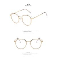 【Replaceable Eyeglasses】Anti Radiation Glasses For Women R Round Glasses Frame Anti Blue Light Eyeglasses