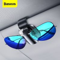 BASEUS Mobil Kacamata Hitam Pemegang Berjemur Kacamata Klip Auto Kaca Mata Organizer Mobil Sun Glass Penyimpanan Kacamata Dudukan Kacamata Kasus