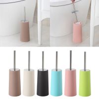 Toilet Brush Holder Set with Handle Lid Lavatory Cleaner Holder Office