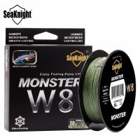 [HUYE Outdoor Store] SeaKnight Monster/manster W8สายตกปลาถัก500M 8 Strands ลวด15LB- 100LB PE Multifilament สายตกปลาทะเล