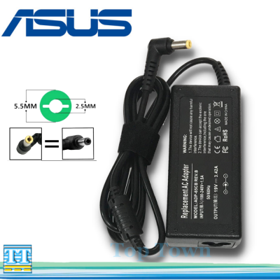ASUS Adapter Notebook Asus 19V 3.42A (ขนาดหัว 5.5*2.5mm หัวดำ,หัวเหลือง)อะแดปเตอร์โน๊ตบุ๊ค สายชาร์จโน๊ตบุ๊ค อแดปเตอร์ อะแดปเตอร์ สายชาร์จ สายชาร์ต สายชาร์ท