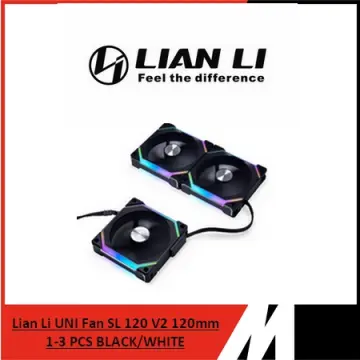 LIAN LI UNI FAN SL-INF 120 RGB 3PACK/Controller Cooler 120mm ARGB Fan -  Black