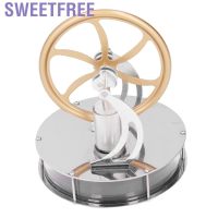 ŌSweetfree Stirling Engine Motor Toy โมเดลอุณหภูมิต่ำสแตนเลสสำหรับการเรียนรู้ฟิสิกส์