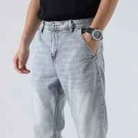 XintangS New Spring And Summer American Retro Jeans MenS Body Small Feet Trendy Casual Long Pants Cropped