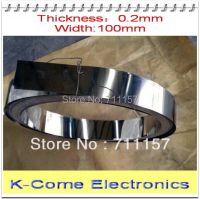 0.2mm Thickness 100mm Width Stainless Steel Sheet Plate Leaf Spring Stainless Steel Foil The Thin Tape Free Shipping