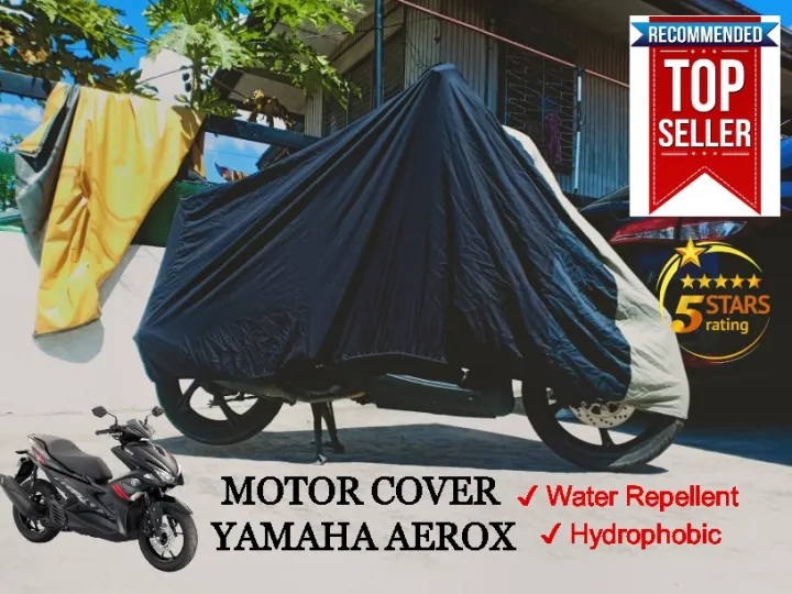 RM AEROX 2TONE MOTOR COVER FOR ALL AEROX MOTORCYCLE QUALITY WATER ...