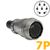 WS28-ZQF-7 ปลั๊กเหล็ก Metal Connector Aviation Plug Weipu Connector WS28 ปลั๊กเหล็ก 28มิล 28mm Metal Connector ปลั๊กเหล็ก Male Female Connectors Socket Aviation Plug คอนเนคเตอร์เหล็ก คอนเนคเตอร์ตัวผู้ตัวเมีย ขั้วไฟฟ้าเเบบเหล็ก