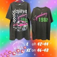 เสื้อยืด วินเทจ โมเจฟ 1982  ผ้าฟอกเฟต Size L อก 42-44 ยาว 29 XL อก46-48 ยาว 30