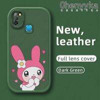 เคส Chenyyka สำหรับ Infinix Smart 5 Hot 10 Lite Smart 6 X657 X657C การ์ตูนน่ารักเมโลดี้ดีไซน์ใหม่นุ่มหนังบางซิลิกาเคสโทรศัพท์เจลฝาปิดเลนส์เต็มกล้องกันกระแทกเคสกันกระแทก