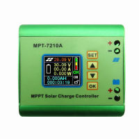 MPT-7210A อลูมิเนียมอัลลอยด์ MPPT แผงควบคุมการชาร์จพลังงานแสงอาทิตย์พร้อมจอแสดงผล LCD