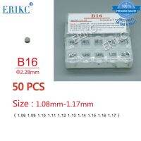 ชุดปรับเทียบหัวฉีด ERIKC ปะเก็น B16สำหรับหัวฉีดน้ำมันดีเซลและ B16การฉีดเชื้อเพลิงขนาด1.08มม. -- 1.17มม.