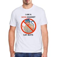 I Am A Mom Against Cat Funny Kawaii T-shirt Men Unisex  Funny Anime Adult Cute Classic T-shirt Men Premium Cotton - T-shirts - AliExpress