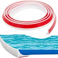 【cw】hotx Silicone bathroom water stopper retaining strip Dry Wet Separation shower dam barrier bendable door window sealing tape