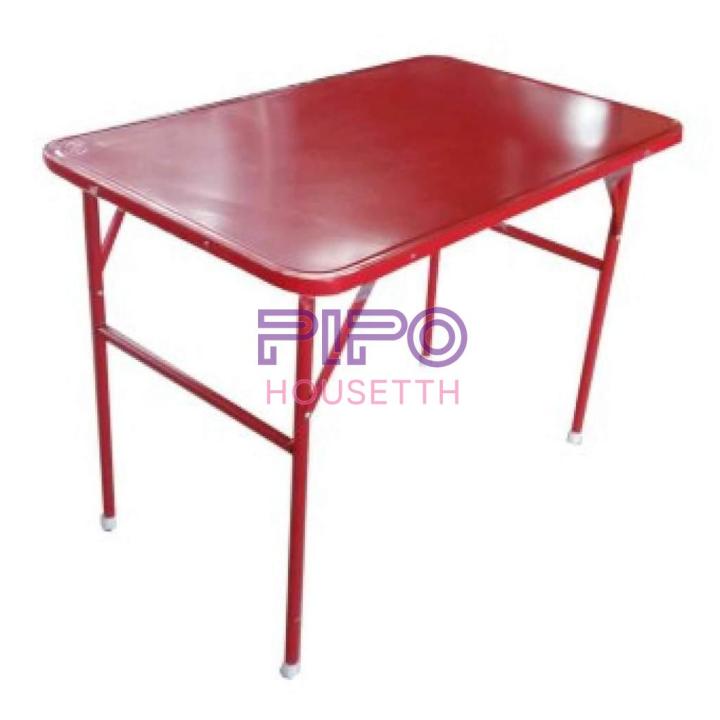 โต๊ะขาสวิง-โต๊ะพับขาสวิง-2ตัว-เเข็งแรง-รับน้ำหนักได้ทั้ง-4มุม-ขาโต๊ะมีจุกครอบกันพื้นเป็นรอย-และกันลื่น-pp99