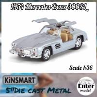 ??พร้อมส่ง?? KINSMART โมเดลรถเหล็ก​ รถคลาสสิค 1954 Mercedes-Benz 300SL Scale 1/36 ยาว 12.5cm