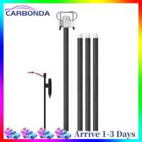 [7 Day Refund Guarantee] Camping Lantern Bracket Lamp Post Pole Hanging Stand for Outdoor Hiking (Black) [Arrive 1-3 Days]