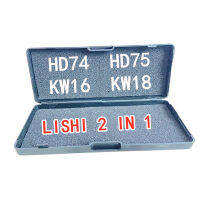 Lishi 2 In 1ถอดรหัสและเลือก HD75 KW16 KW18สำหรับ Kawasaki, Hino Honda, Suzuki, Gwangyang รถจักรยานยนต์